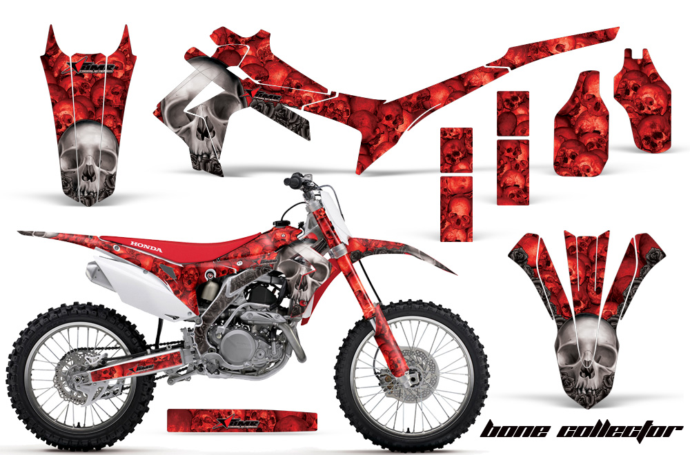 HONDA CRF450R 13-14 Graphics Kit Decal Bones R CK